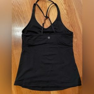 Black Lululemon tank size 4